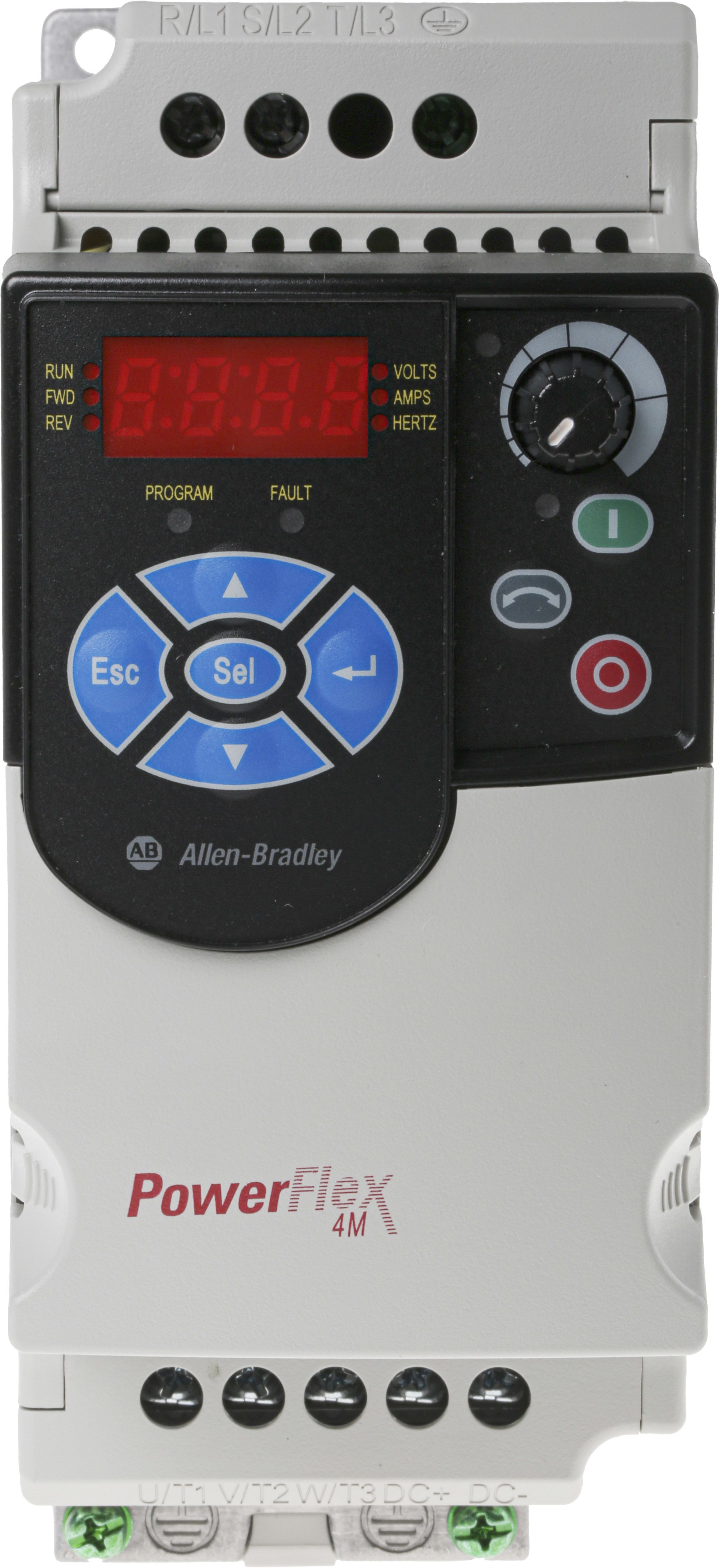 Inverter Allen Bradley, 0,4 kW, 230 V c.a., 1 fase, 400Hz
