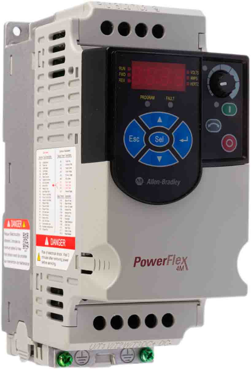 Inverter Allen Bradley, 0,4 kW, 240 V c.a., 1 fase, 400Hz