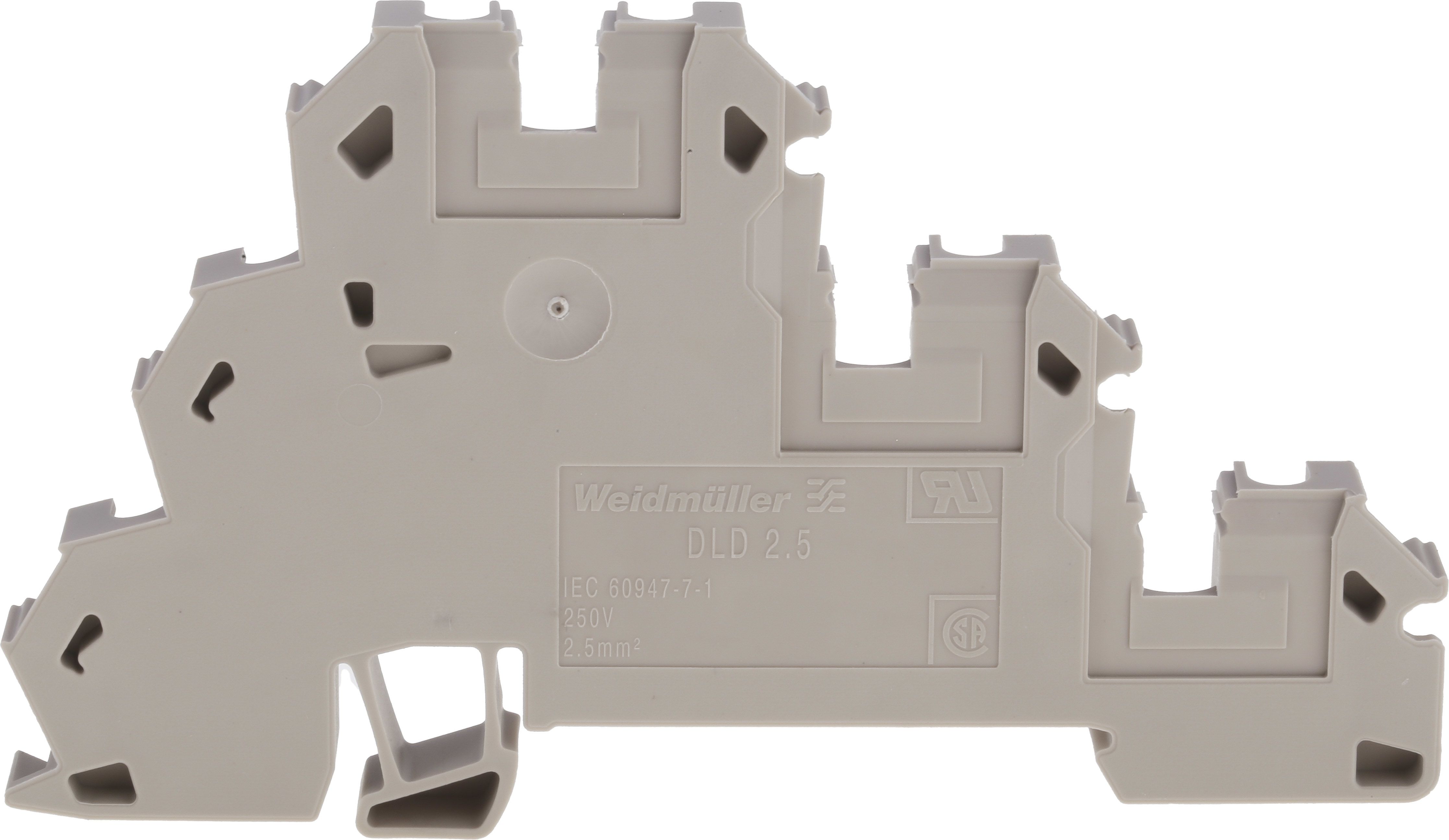 1784180000 Weidmuller Brown DLD Feed Through Terminal Block, Triple
