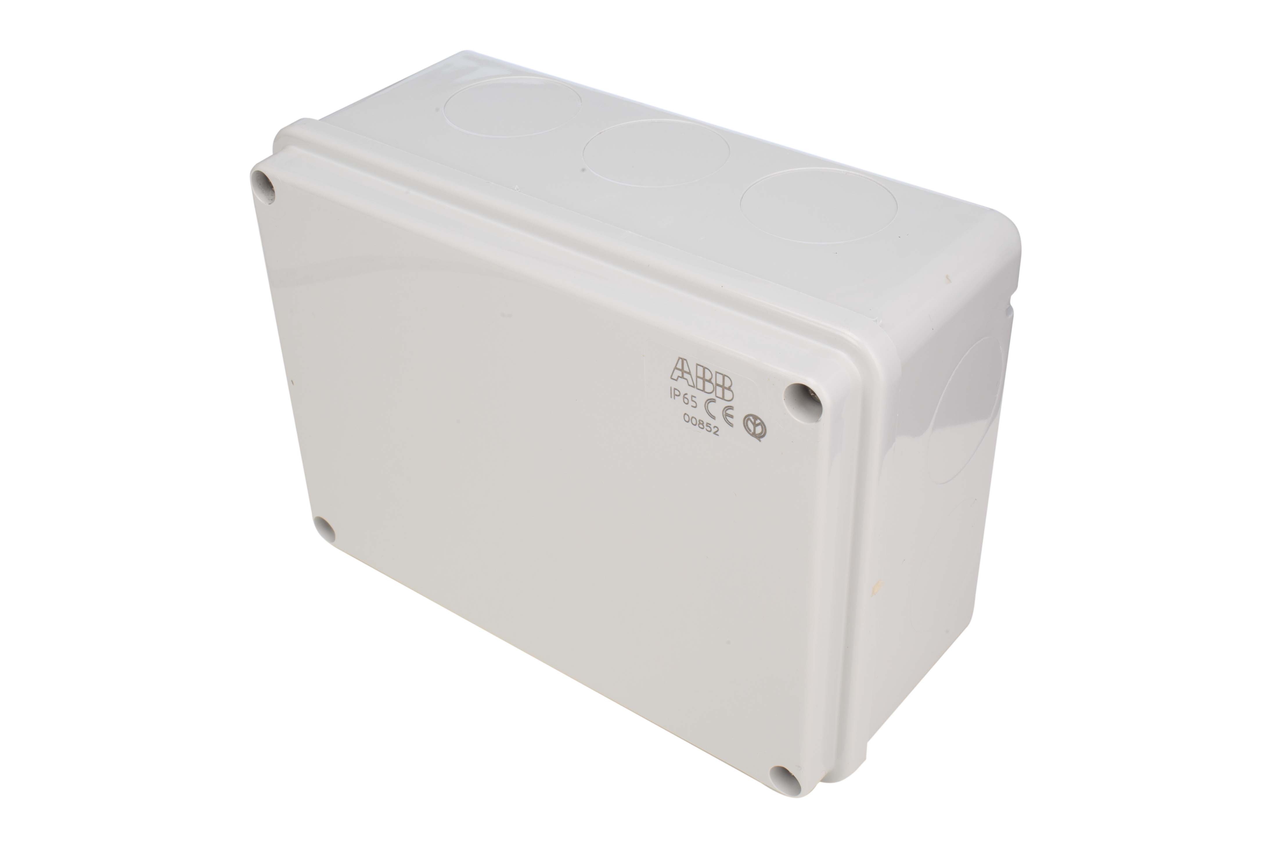 ABB Grey Thermoplastic Junction Box, IP65, 153 x 110 x 66mm