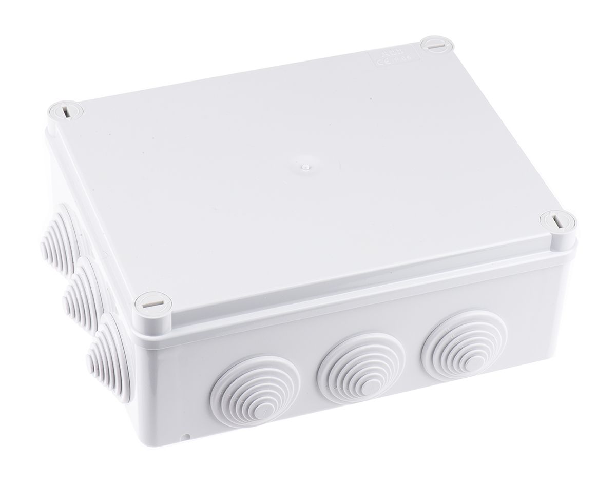 ABB Grey Thermoplastic Junction Box, IP55, 80 x 220 x 170mm