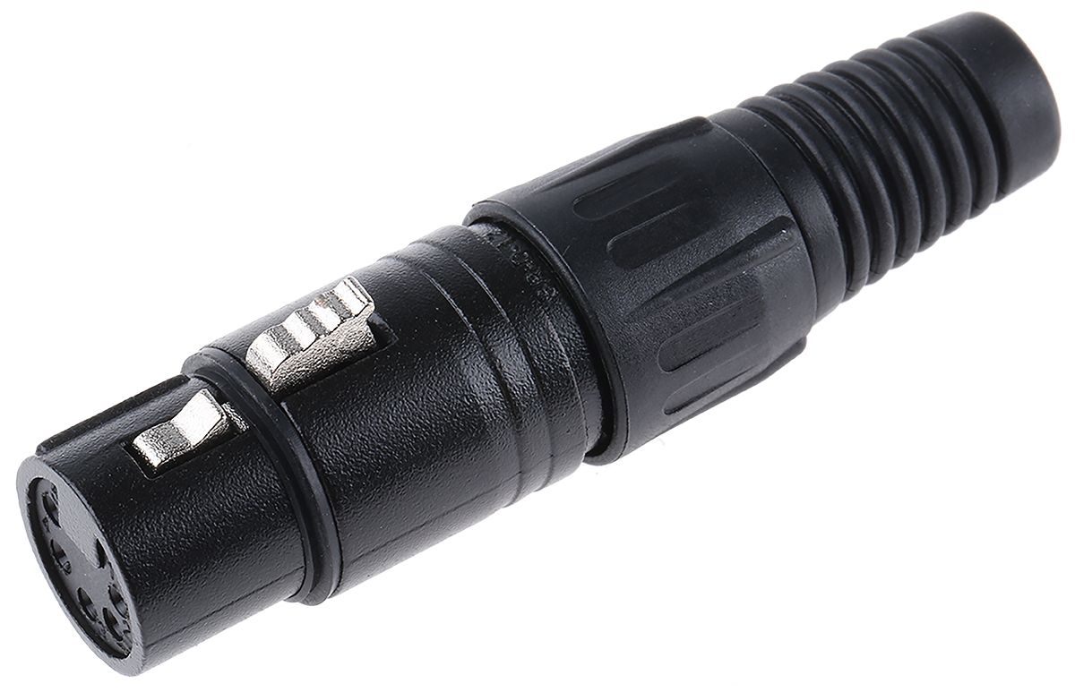 RS PRO Cable Mount XLR Connector, Female, 5 Way