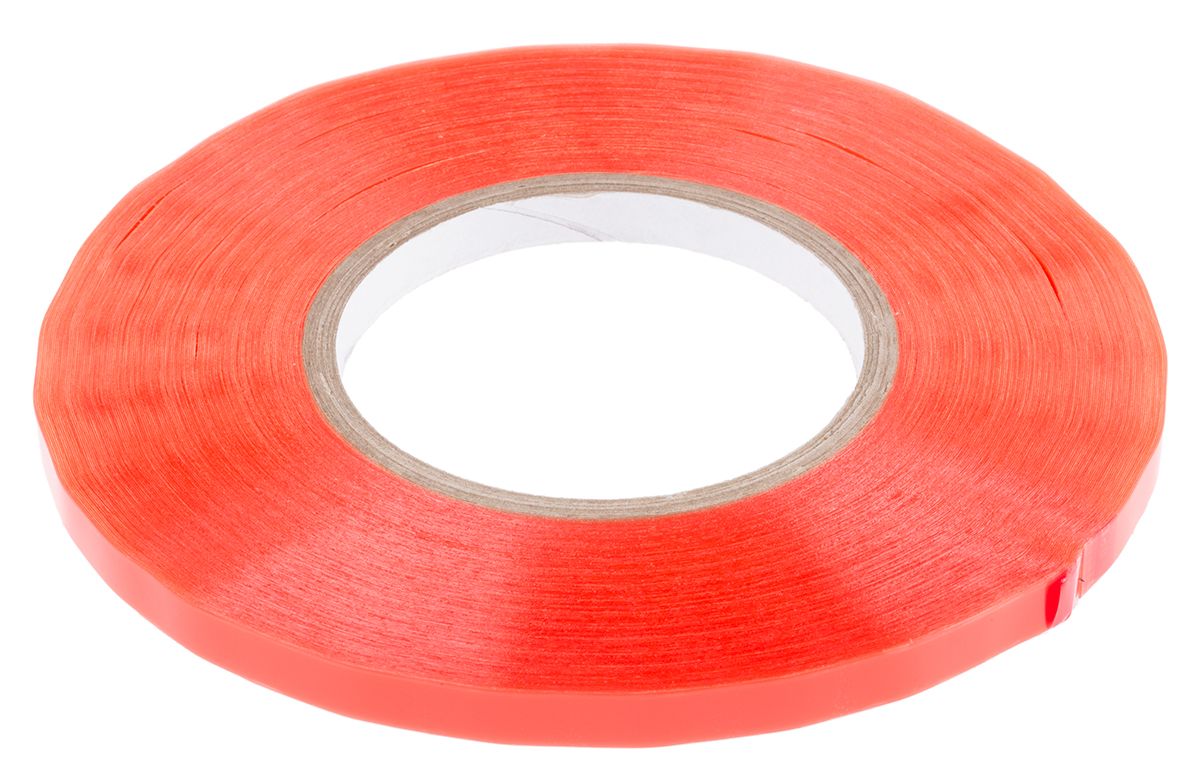 Hi-Bond HB397F Transparent Double Sided Polyester Tape, 0.23mm Thick, 15.6 N/cm, PET Backing, 9mm x 50m