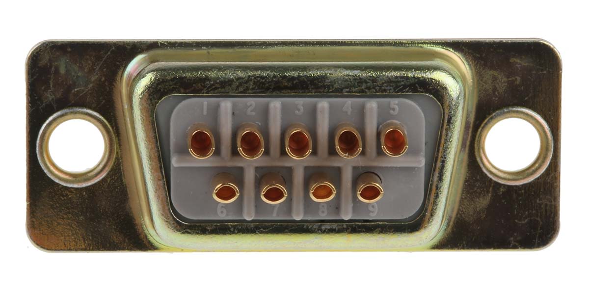 Conector D-sub RS PRO, Recta D-Sub estándar, Montaje en Panel Mount, Hembra, Terminación Soldador E, 700.0 V., 5.0A