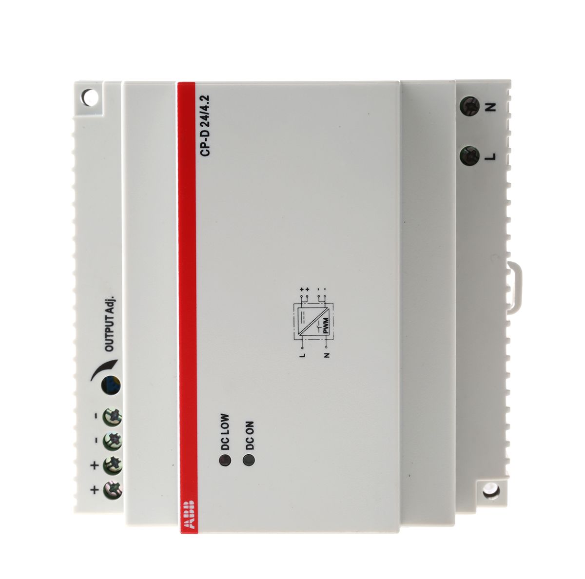 ABB CP-D Switch Mode DIN Rail Power Supply, 90 → 264V ac ac, dc Input, 24V dc dc Output, 4.2A Output, 100W