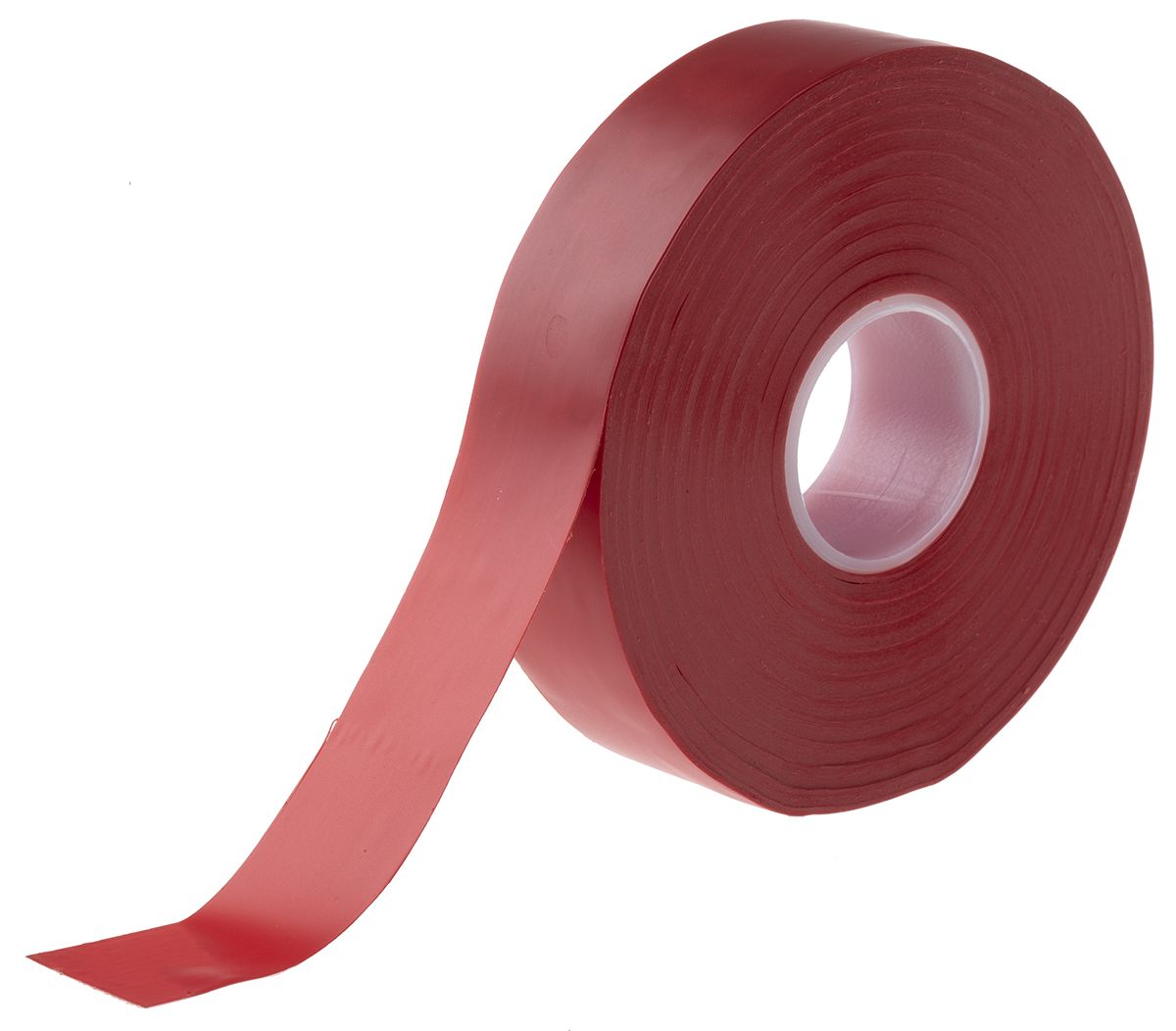 Cinta aislante de PVC Advance Tapes AT7 de color Rojo, 19mm x 33m, grosor 0.13mm