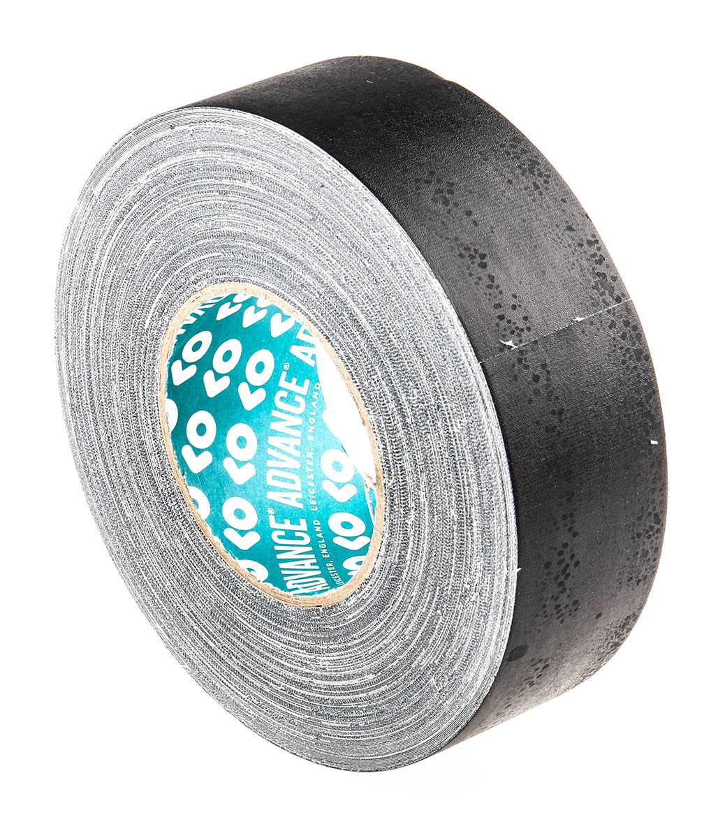 Advance Tapes szövet ragasztószalag, 50m x 50mm x 0.33mm, Fekete AT160 AT160