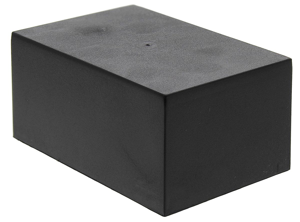 Black ABS Potting Box, 75 x 50 x 35mm