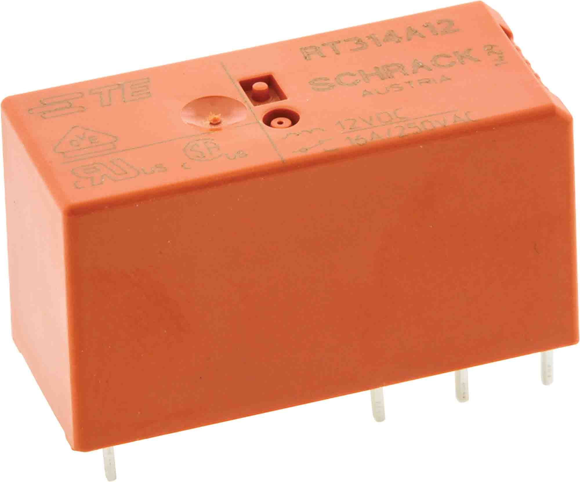 TE Connectivity PCB Mount Latching Power Relay, 12V dc Coil, 16A Switching Current, SPDT