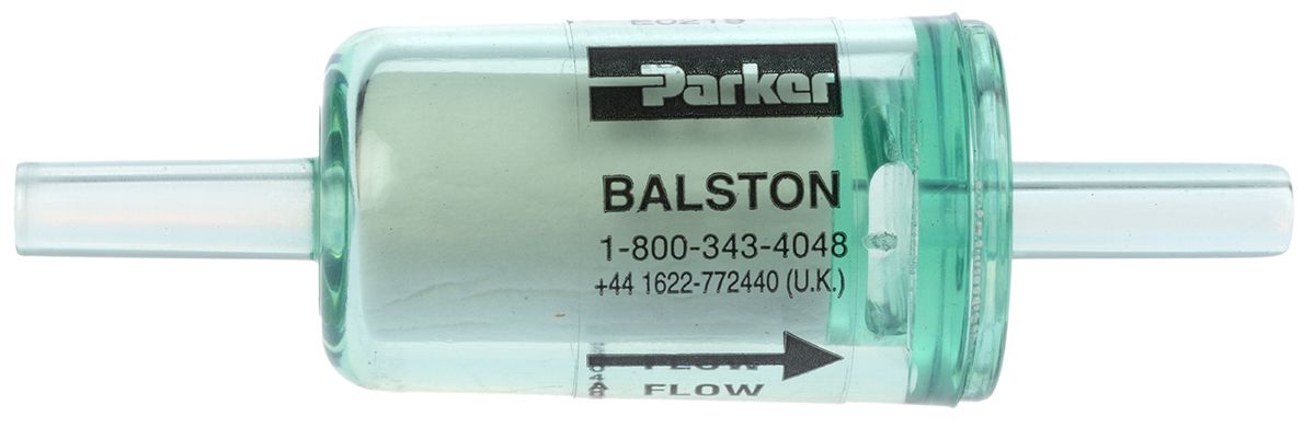 Parker, 1/4 in G Nylon Disposable Inline Filter 5.4SCFM