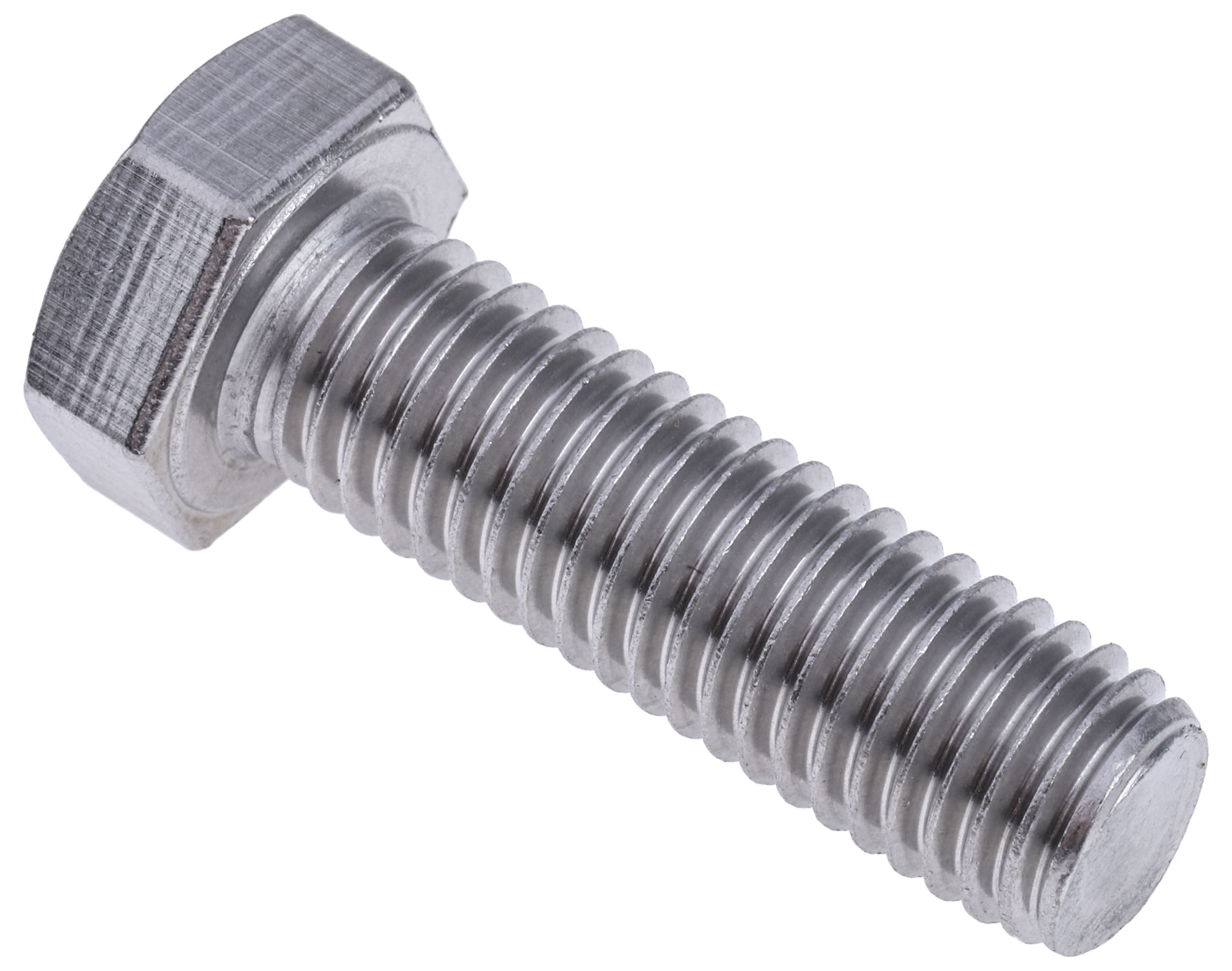 Plain Stainless Steel Hex Hex Bolt M12 X 40mm RS