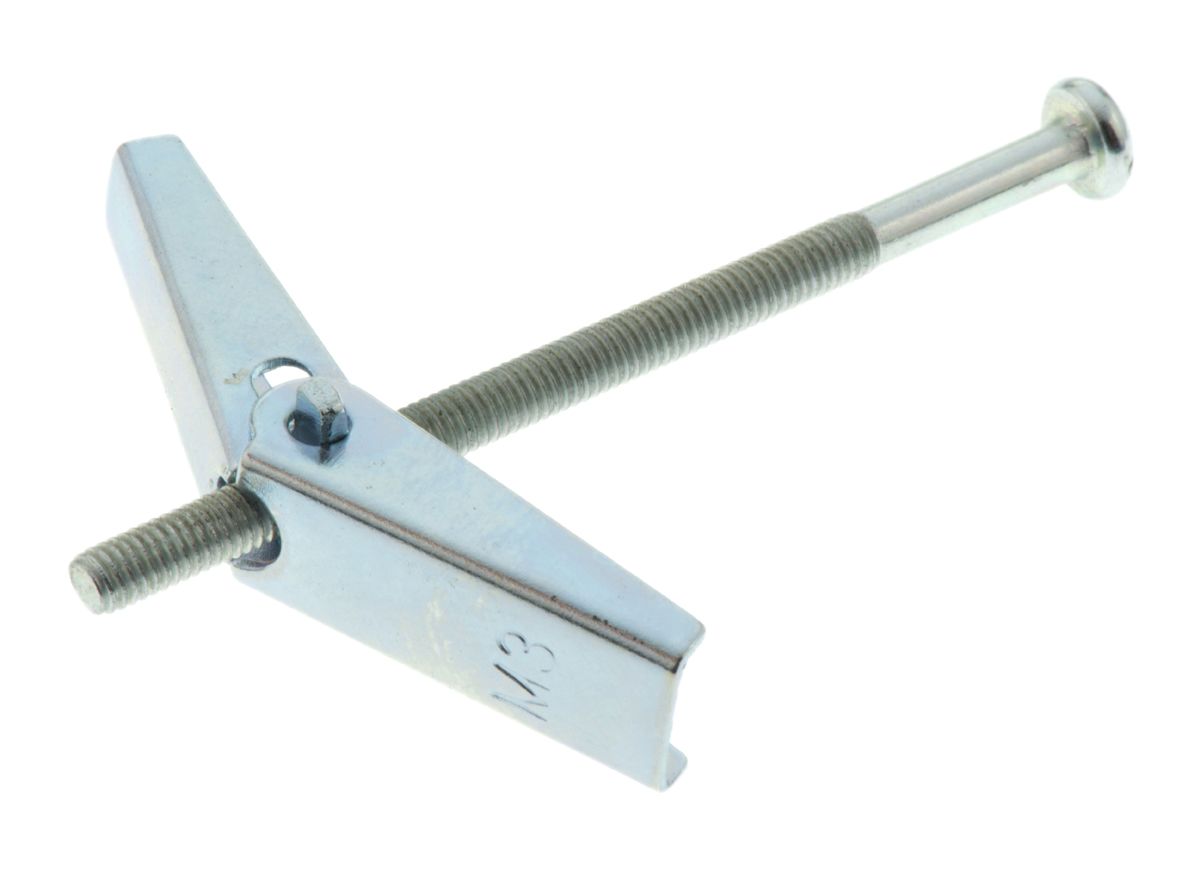 RawlPlugINTERSET Spreizdübel Typ Federklapp-Fixierung, Ø 11mm L. 50mmPozidriv, mit Linsenkopf-Schraube Stahl