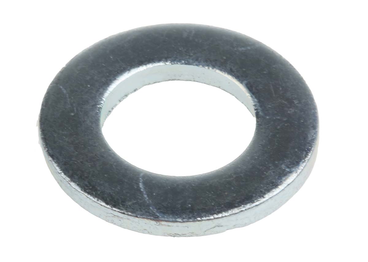 Bright Zinc Plated Steel Plain Washer Plain Washer, M10, DIN 125A RS