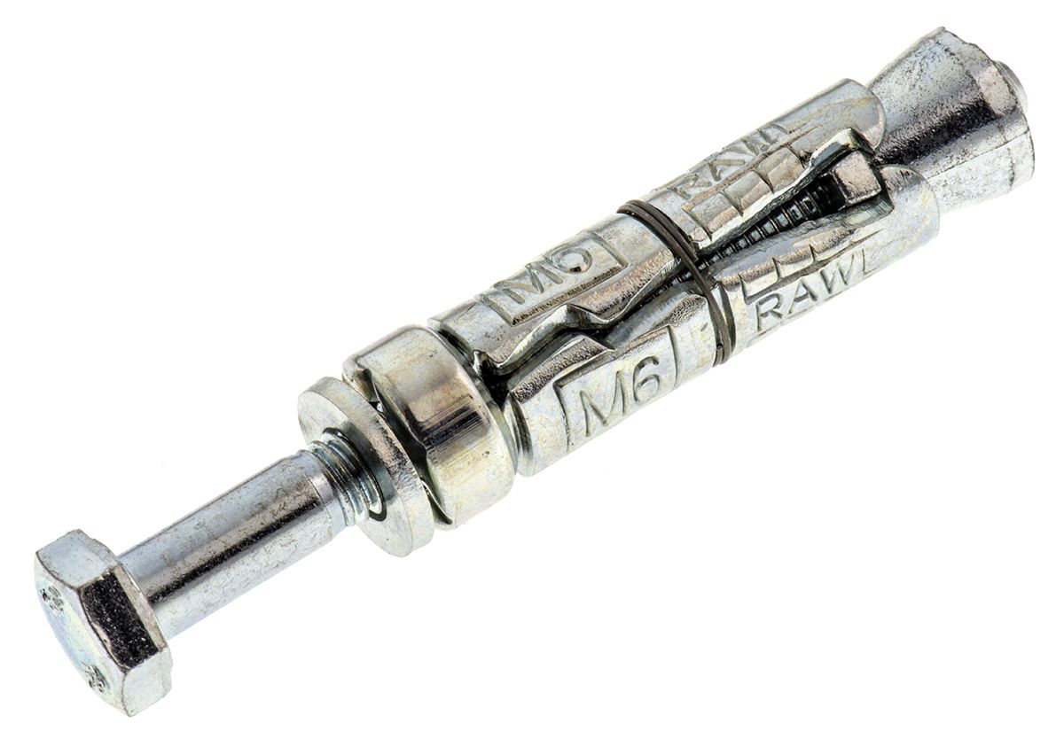 RawlPlug Maueranker M6, Ø 12mm x 70mm Stärke 25mm max. Stahl