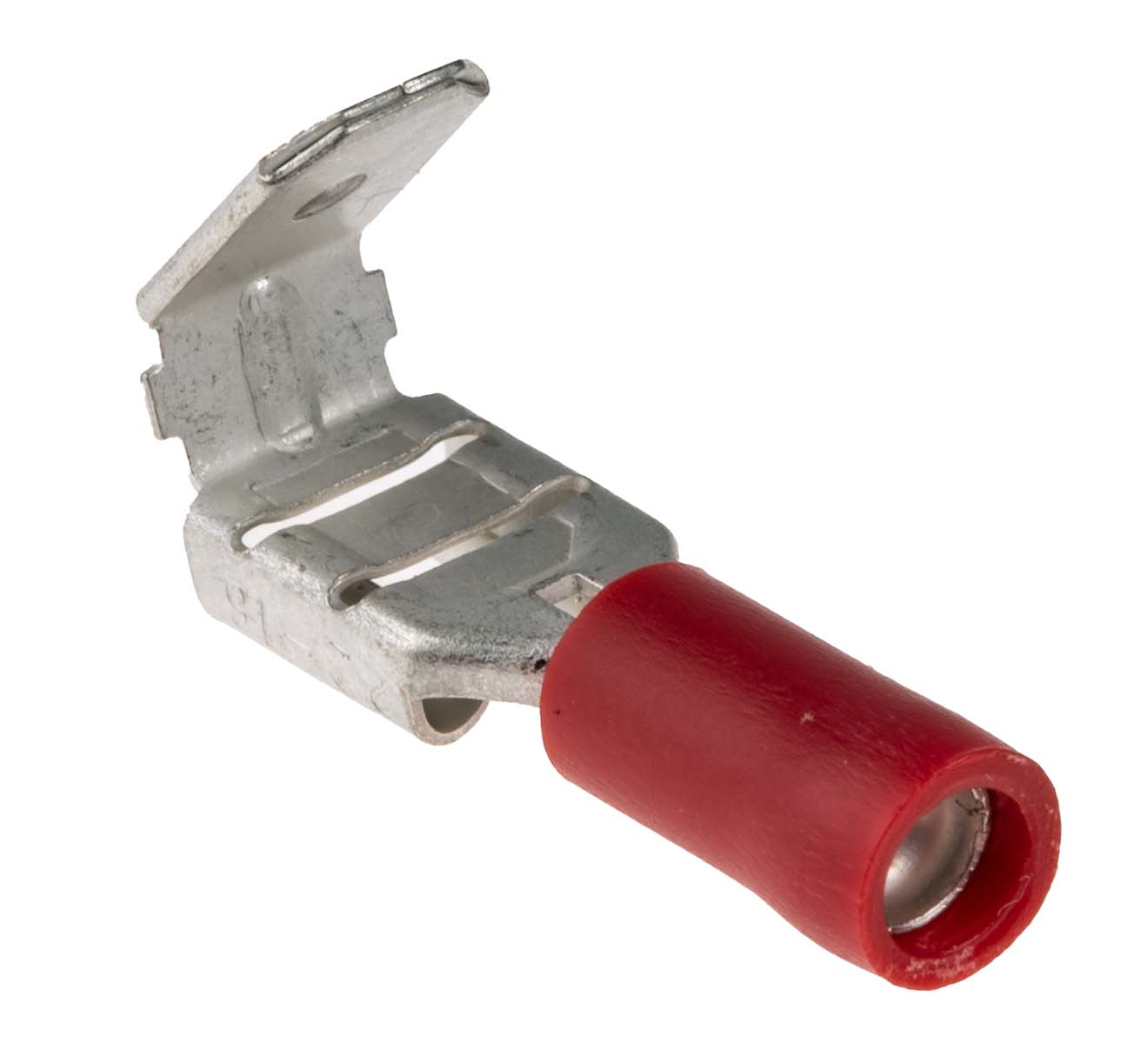 RS PRO Red Insulated Female Spade Connector, Piggyback Terminal, 6.35 x