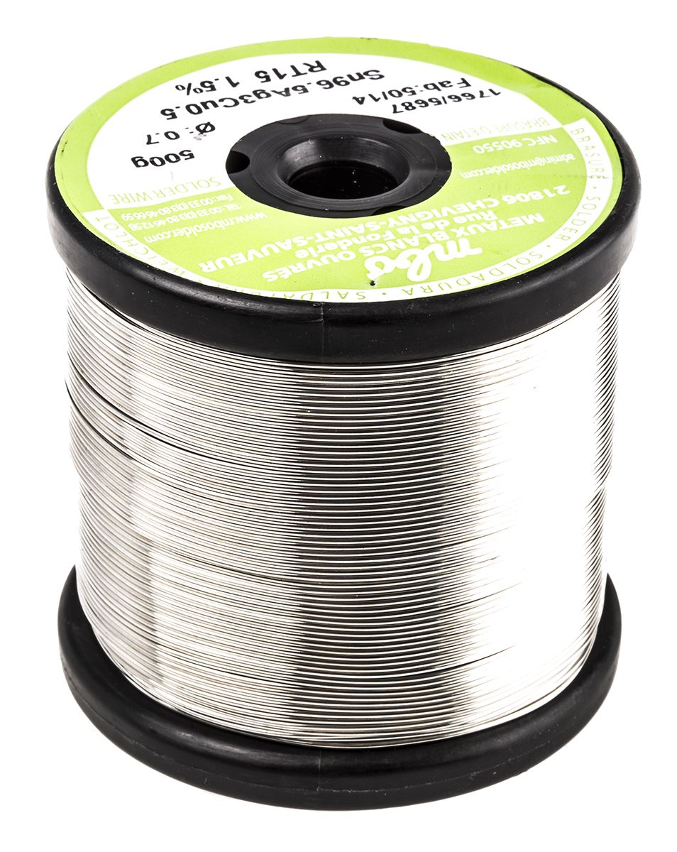 SN96.5 AG3 CU0.5 7/10 RT15 - 500G | MBO Wire, 0.7mm Lead Free Solder ...