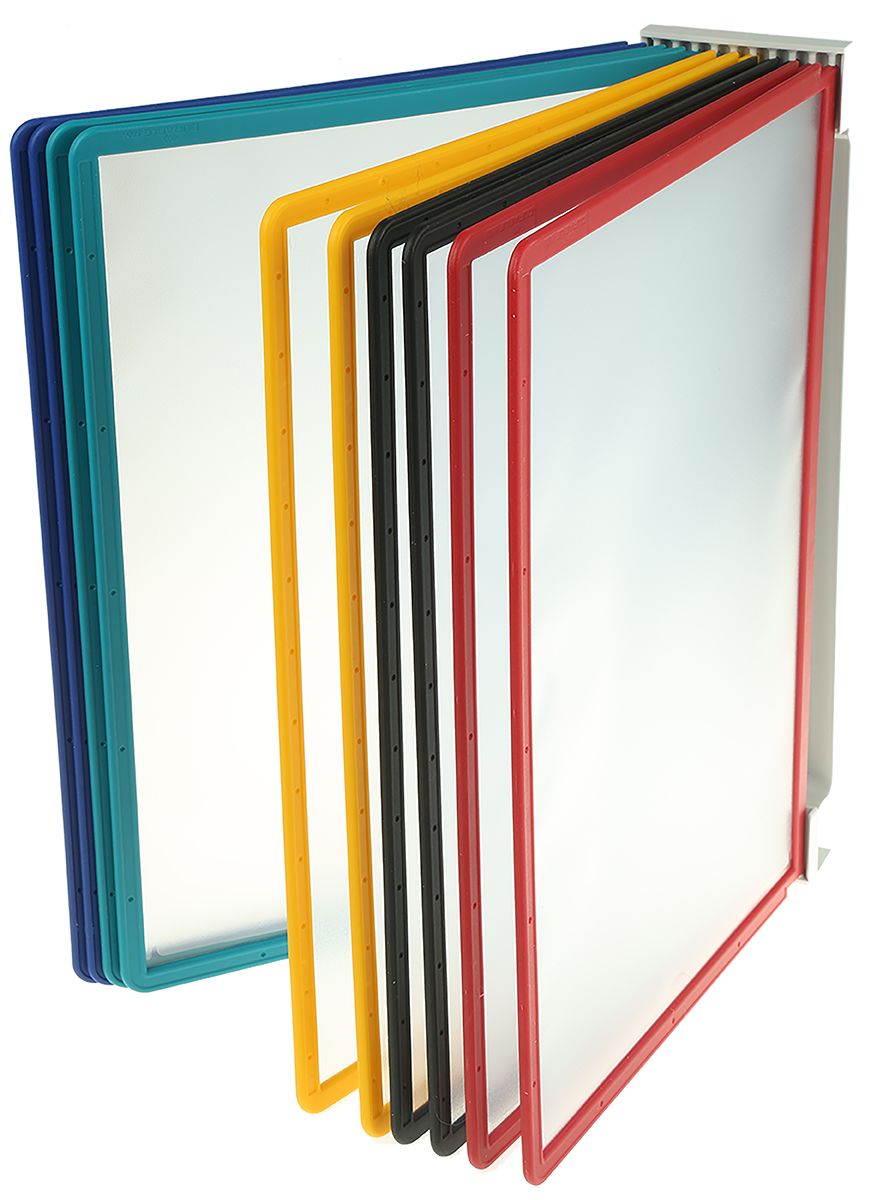 Durable Black, Blue, Green, Red, Yellow Presentation Folder