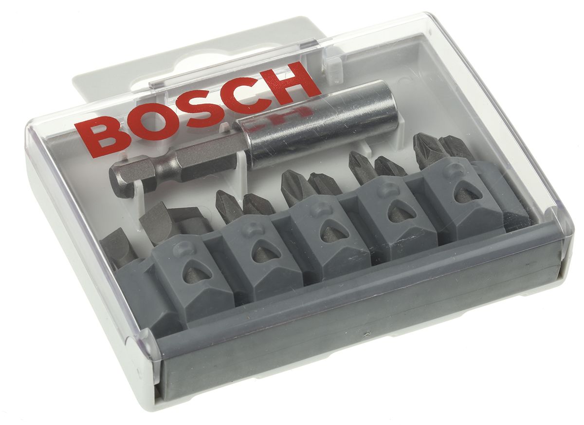 2607001923 | Bosch Phillips, Pozidriv, Slotted Screwdriver Bit 12 ...