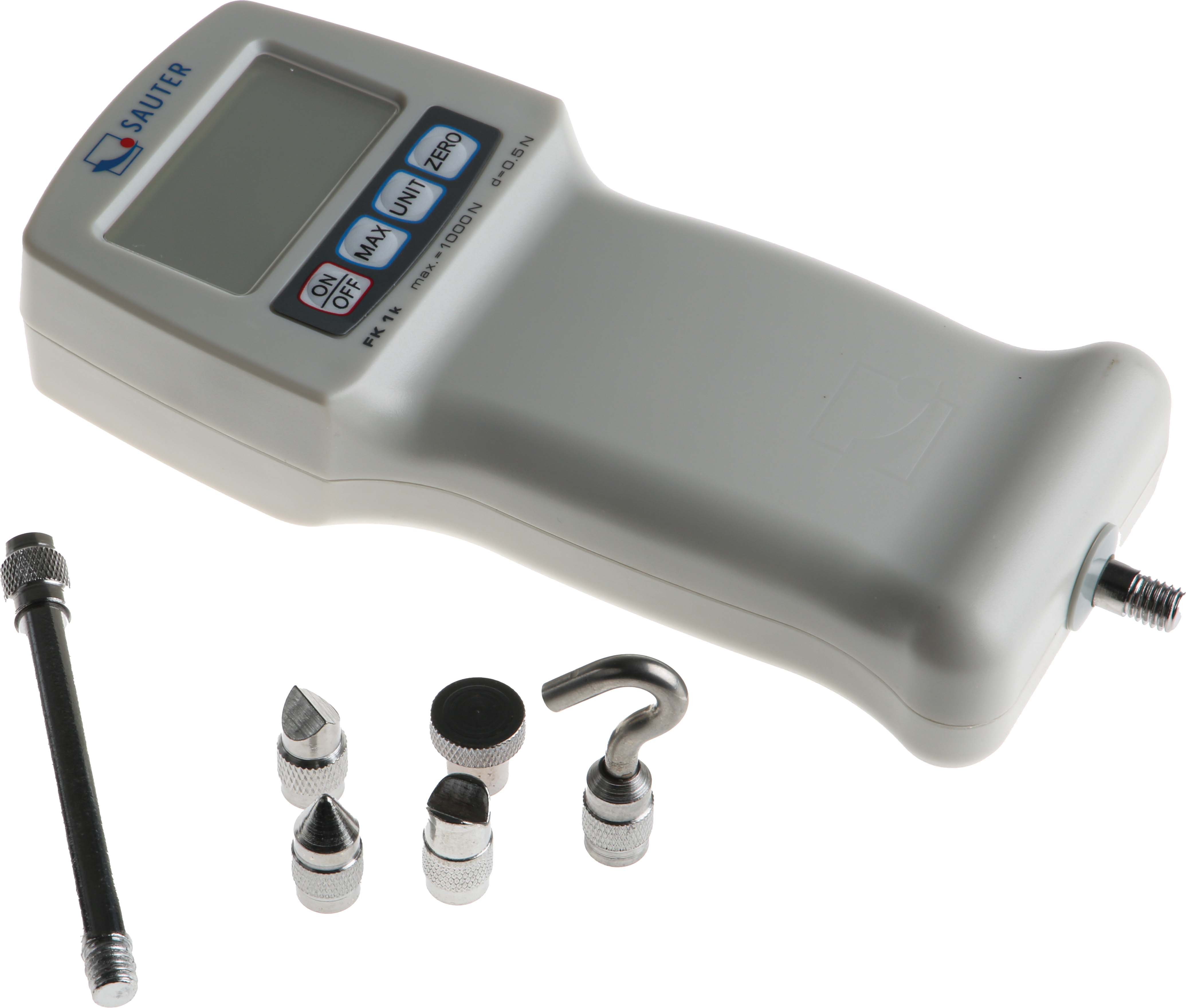 Sauter FK 1K Force Gauge 1000Hz, Range 1000N, Resolution 0.5 N RS