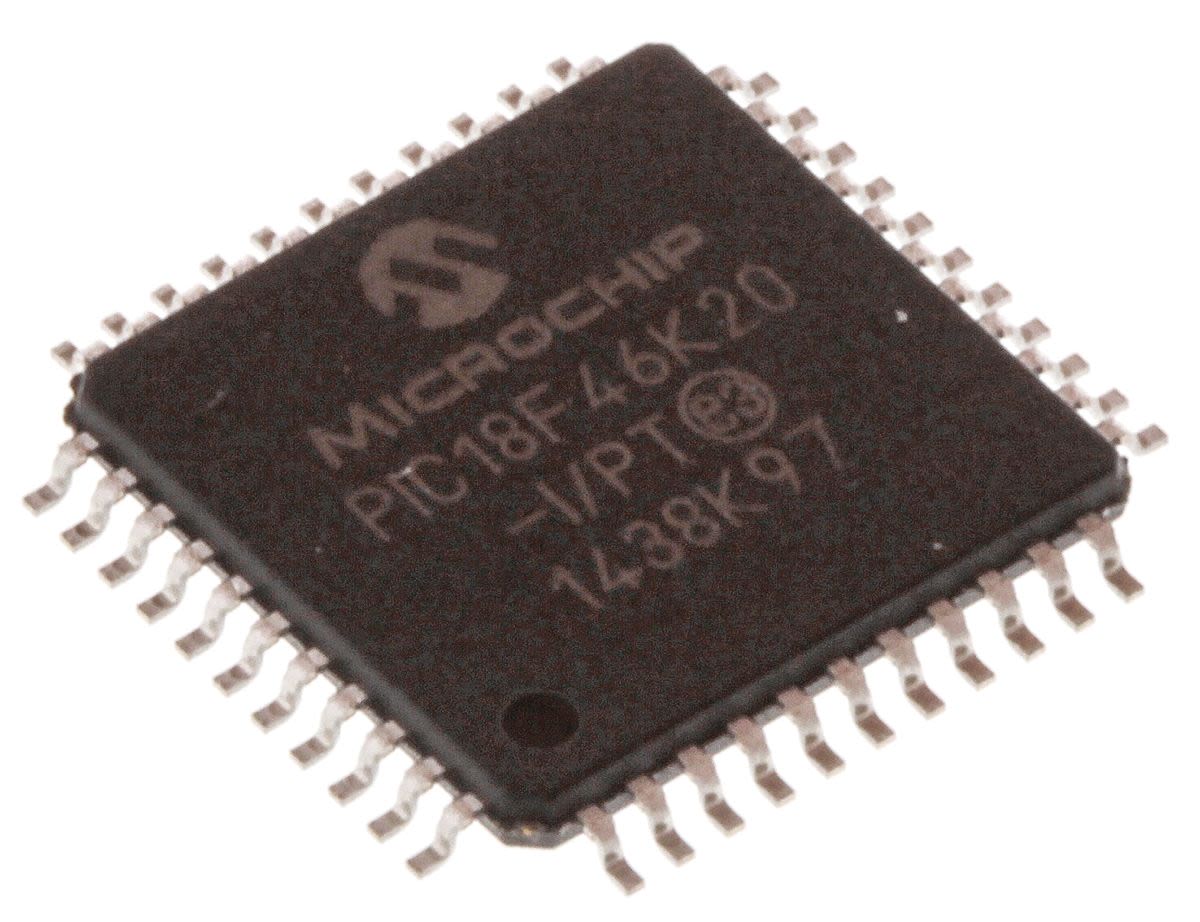 Microchip マイコン, 44-Pin TQFP PIC18F46K20-I/PT