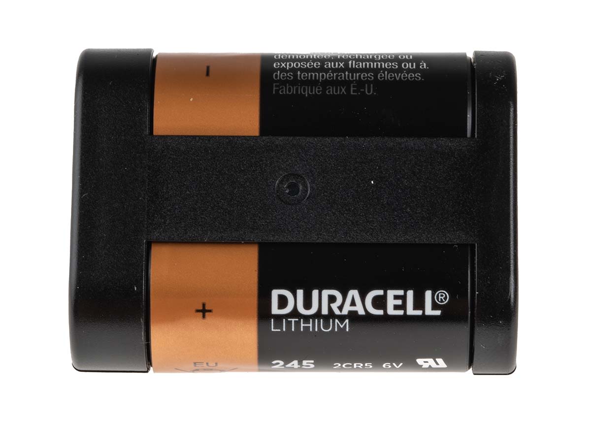 Duracell Lithium Manganese Dioxide 6V, 2CR5 Lithium Speciality Size Battery