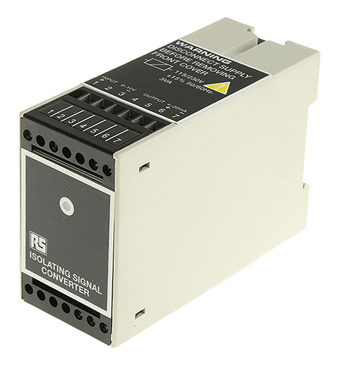 RS PRO Signal Conditioner, 24 → 230V ac, Voltage Input, Current Output RS