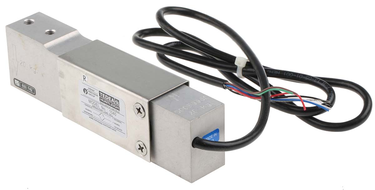 Tedea Huntleigh Single Point Load Cell, 20kg Range, Compression Measure