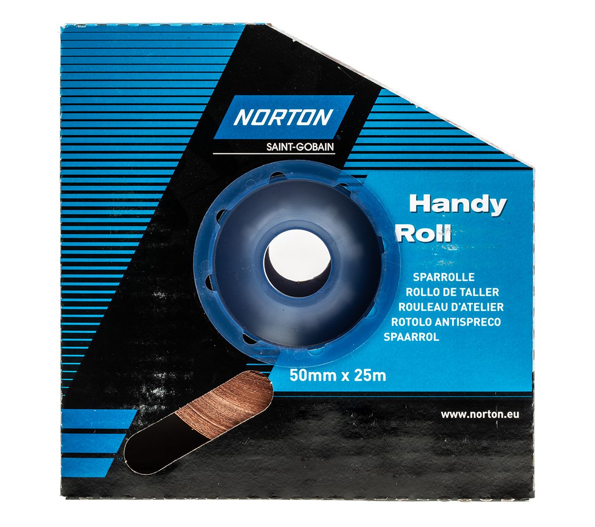 63642531814 Rotolo di carta vetrata Norton, grana Fine P120 RS 63642531814 Rotolo di carta vetrata Norton, grana Fine P120 RS