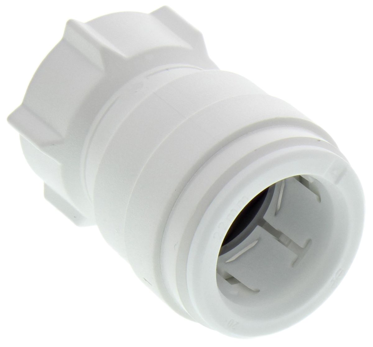 PEM3202W JG Speedfit Straight Tap Adapter PVC Pipe Fitting, 22mm RS