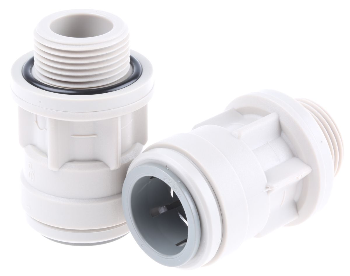 CM012216S JG Speedfit Straight Adapter PVC Pipe Fitting, 22mm RS