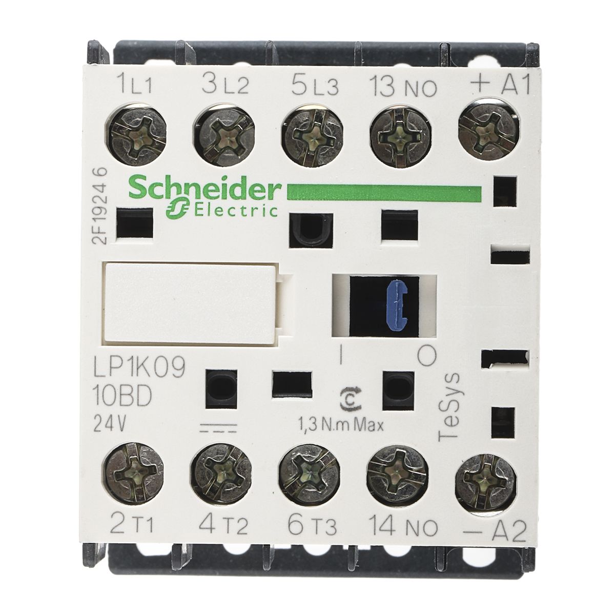 Schneider Electric TeSys K LP1K Contactor, 24 V dc Coil, 3 Pole, 9 A, 4 kW, 3NO