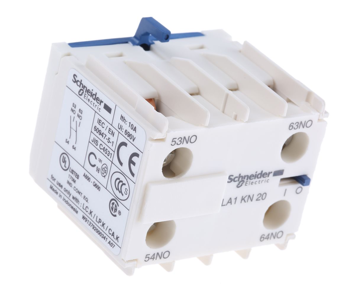 LA1KN20 | Contact auxiliaire Schneider Electric LA1K 2 contacts 2 N/O à ...