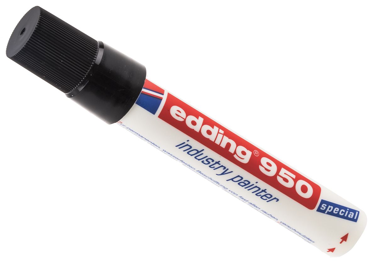 950-001 | Edding Black 10mm Broad Tip Paint Marker Pen for use with