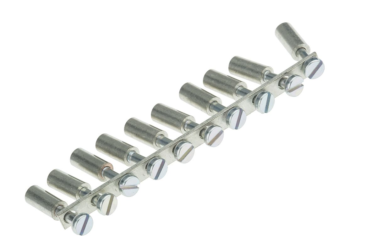 RS PRO Jumper Bar for DIN Rail Terminal Blocks RS