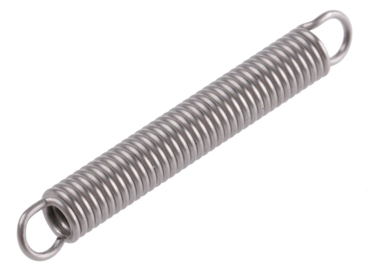 RS PRO Stainless Steel Extension Spring, 26.40mm x 3.5mm