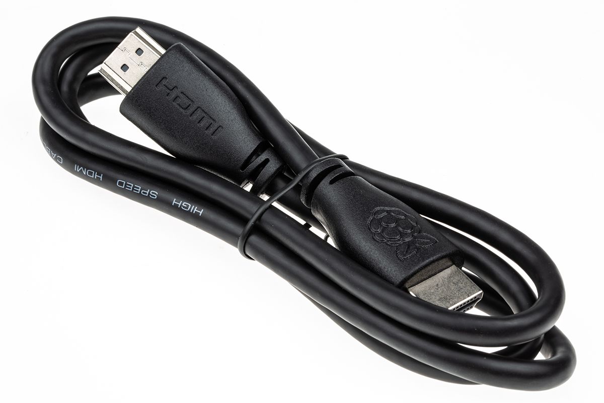 Raspberry Pi 1m HDMI to HDMI Cable in Black
