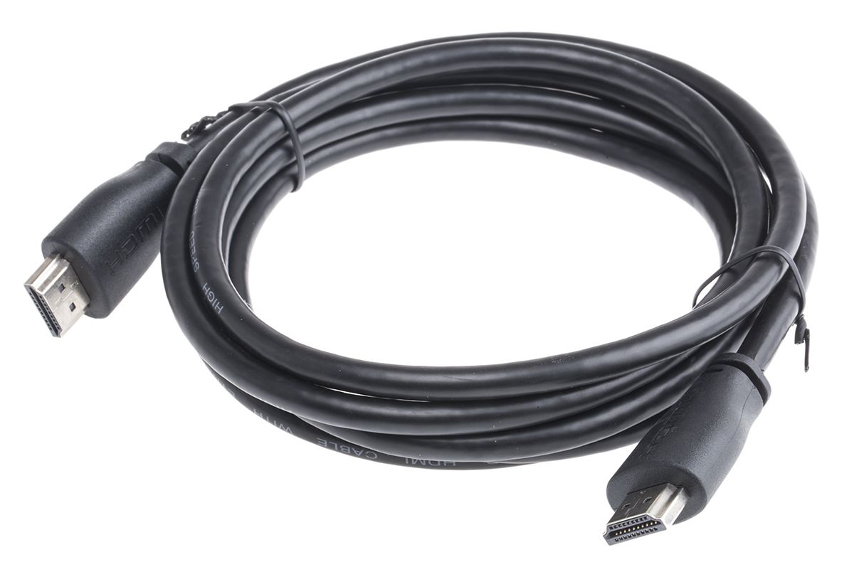 Raspberry Pi 2m HDMI to HDMI Cable in Black