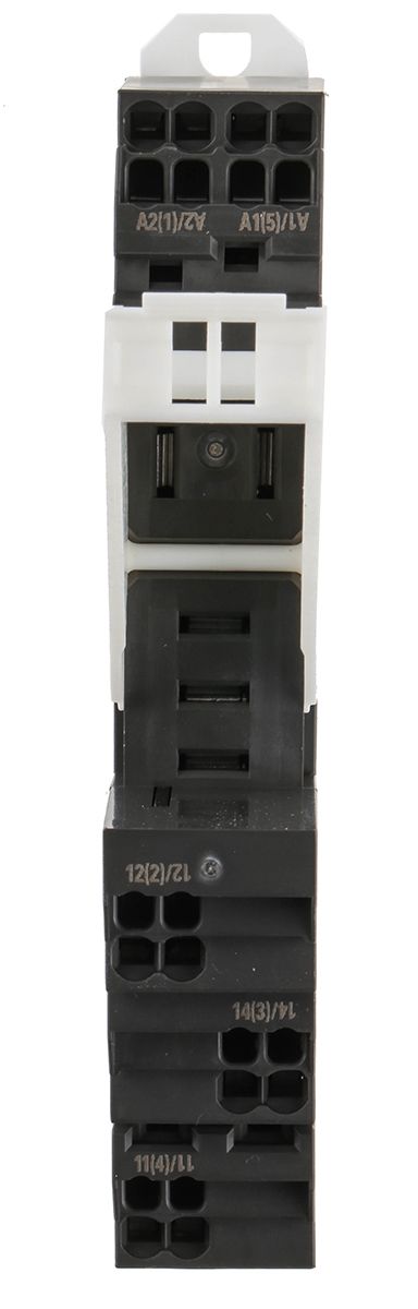 Omron Relay Socket for use with G2R-1-S Series General Purpose Relay, H3RN Series Timer 5 Pin, DIN Rail, 250V ac