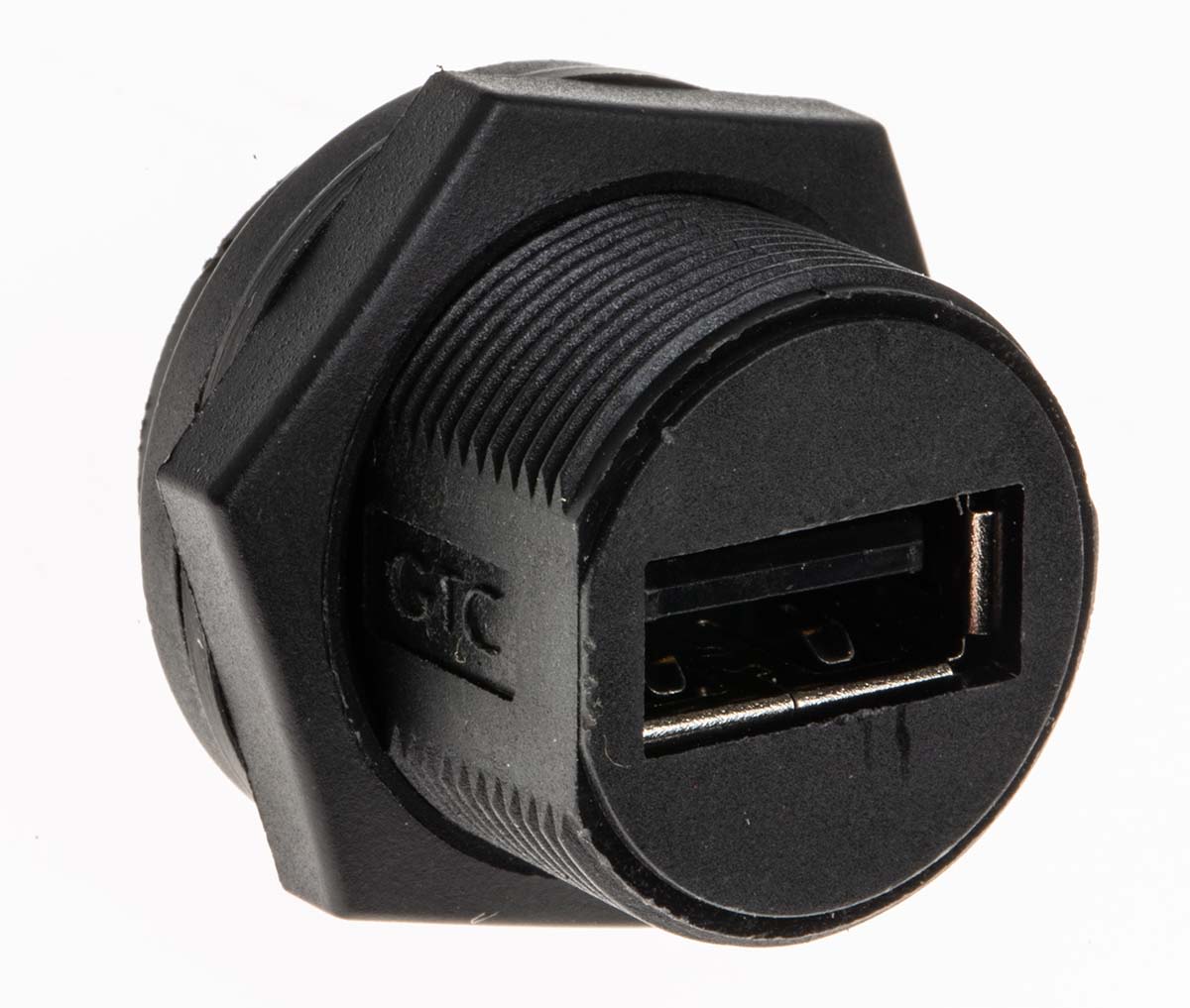 RS PRO Straight, Panel Mount, Socket Type Mini IP67 USB Connector