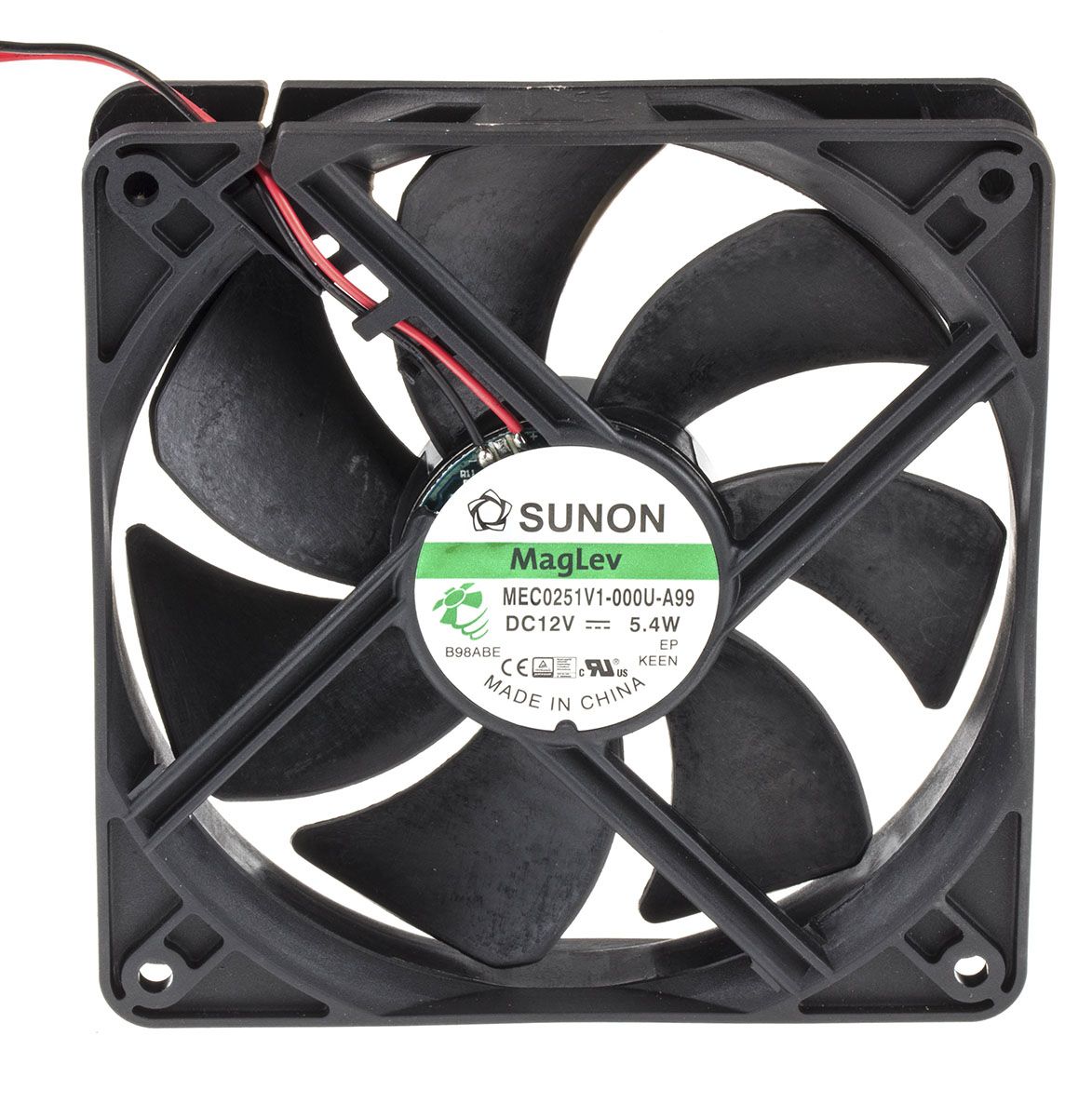 Sunon ME Series Axial Fan, 12 V dc, DC Operation, 183.8m³/h, 5.5W