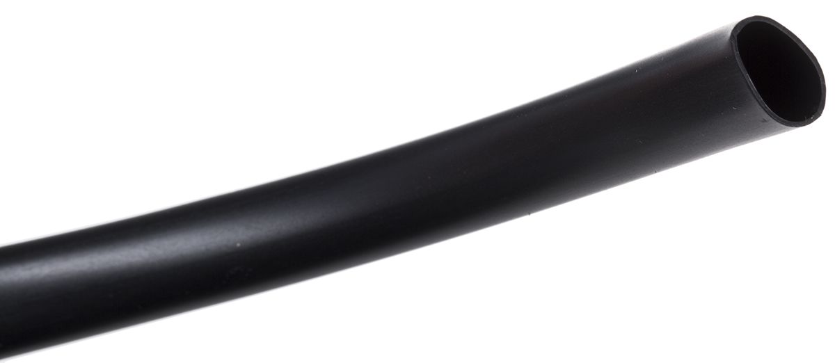 Alpha Wire Kabelschlauch Schwarz PVC für Kabel-Ø 7.34mm bis 7.9mm, Länge 30m