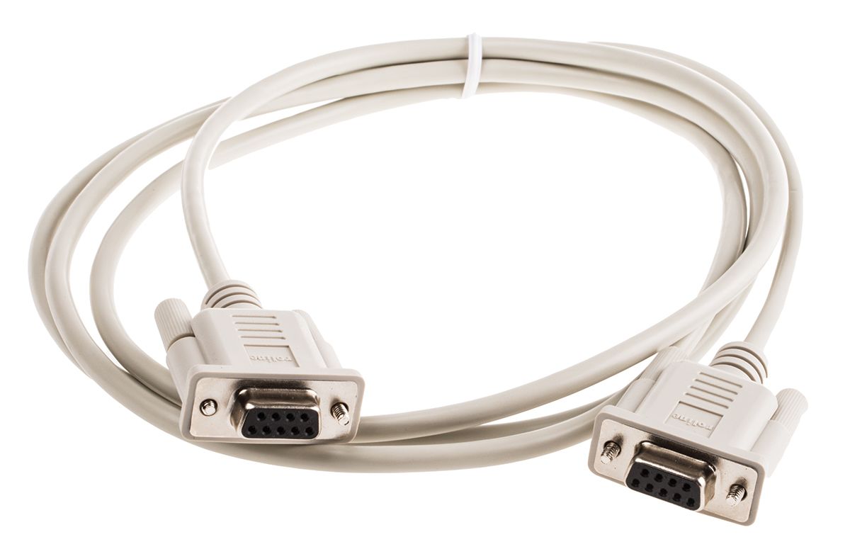 Roline 1.8m 9 pin D-sub to 9 pin D-sub Serial Cable