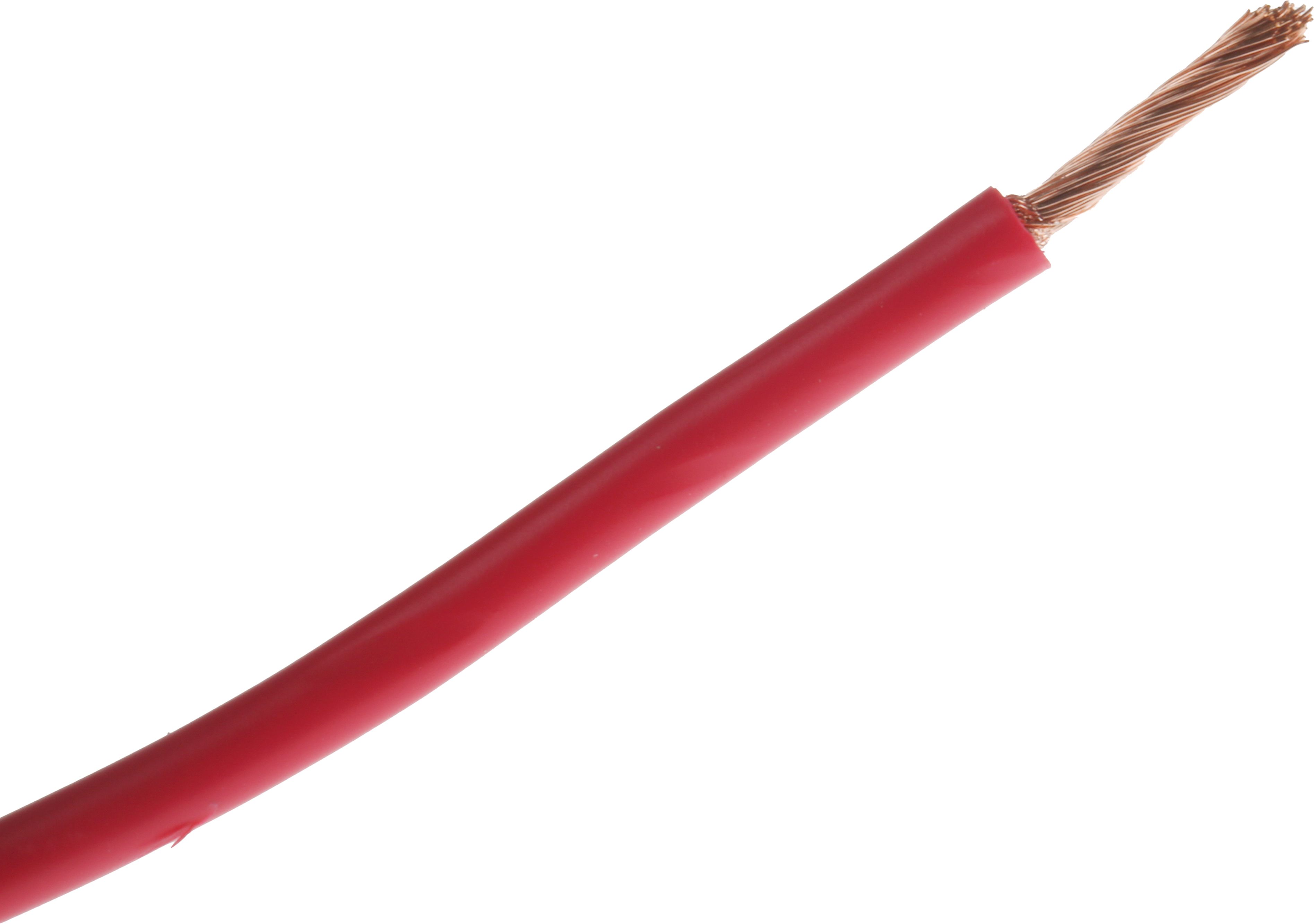 RS PRO 2 mm² Rød Ledning til brug i biler, ledertråde: 115/0,15 mm, 600 V, 30m