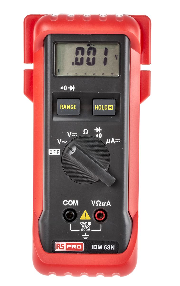 Rs Pro Idm N Handheld Digital Multimeter Ma Dc Max V Ac Max Rs