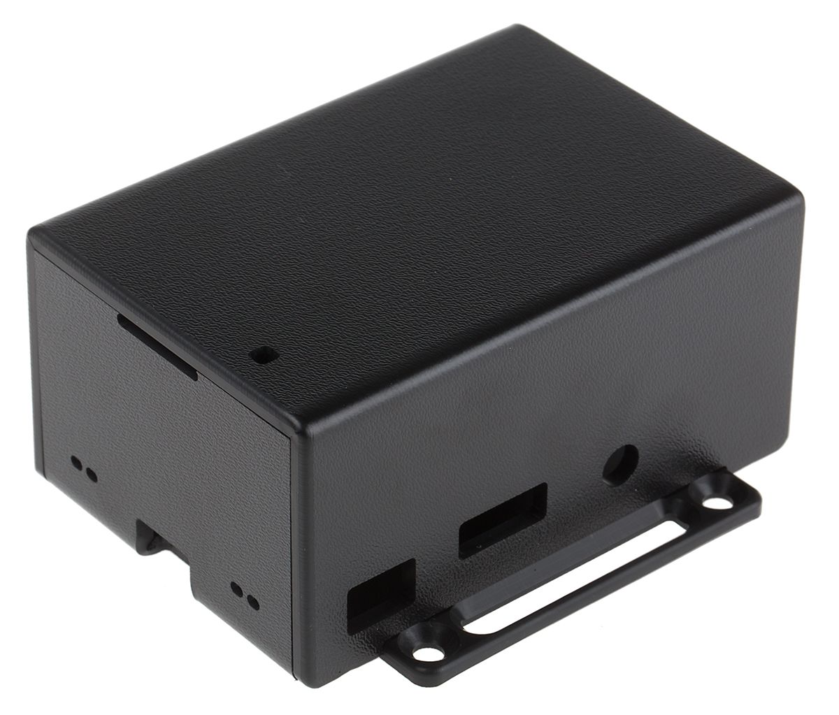 Pi Supply Polycarbonate Case for use with Raspberry Pi and PoE HAT in Black