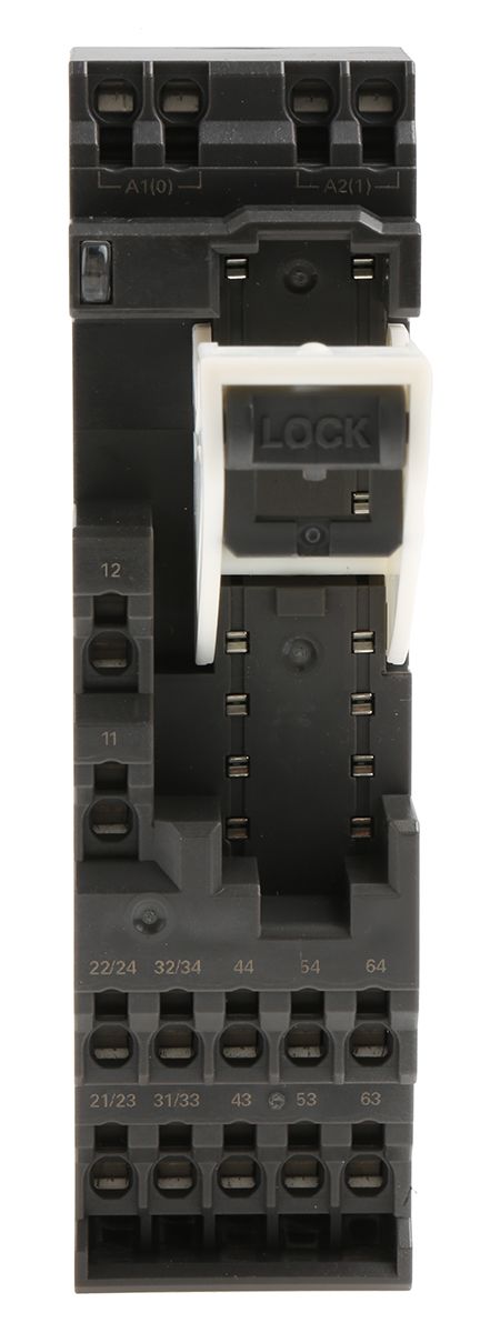 Omron Relaissockel zur Verwendung mit Relais, Serie G7SA, 14 -Kontakt , DIN-Hutschiene, 24V dc