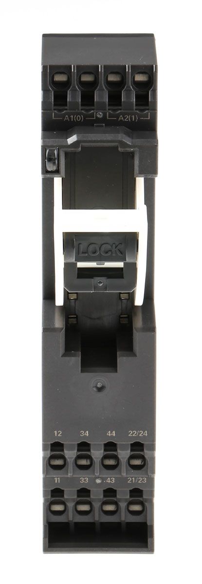 Omron Relaissockel zur Verwendung mit Relais, Serie G7SA, 10 -Kontakt , DIN-Hutschiene, 24V dc