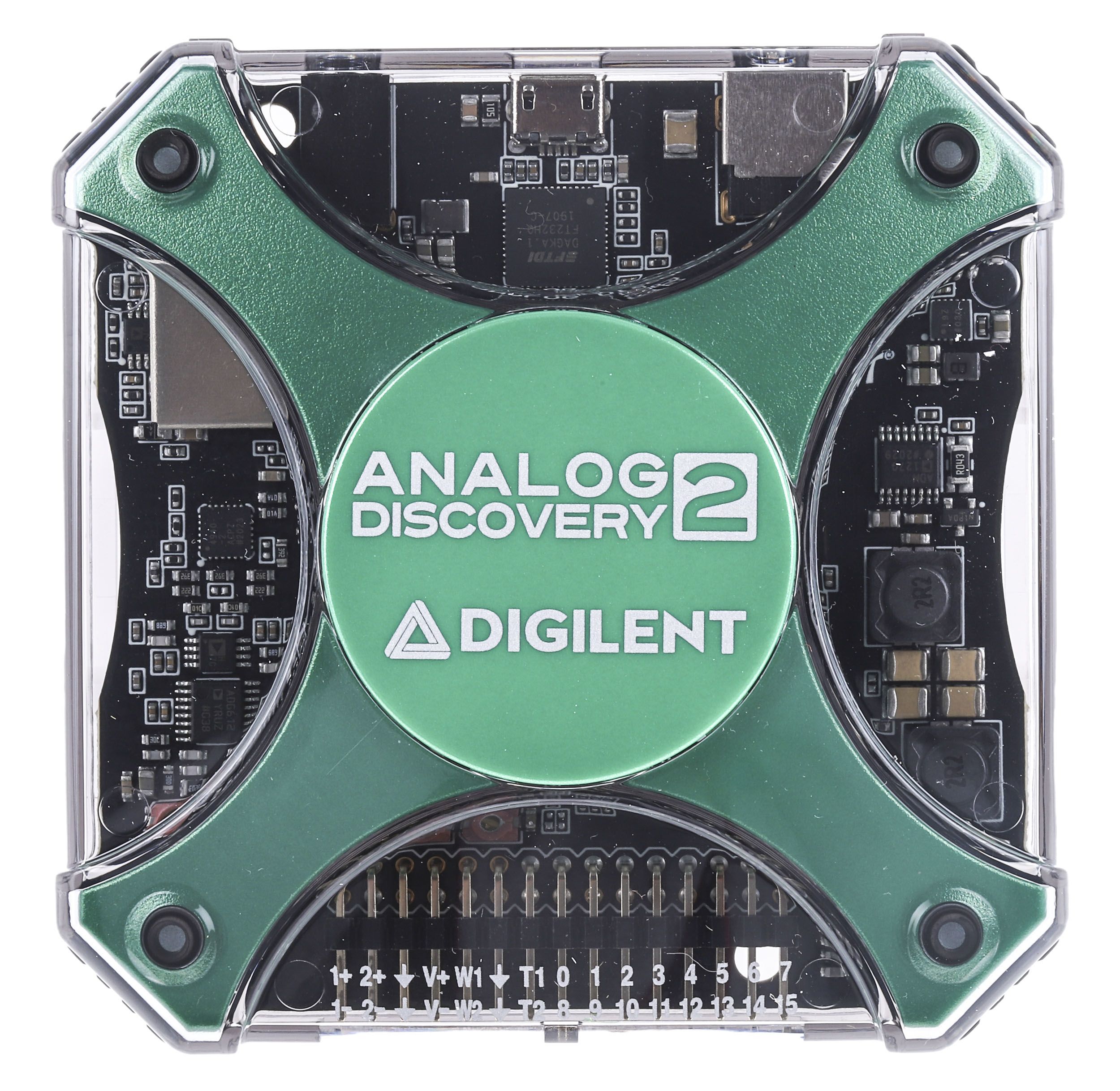 Digilent Analog Discovery 2 PC Oszilloskop 2-Kanal Analog Analog 30MHz IIC, SPI, UART, USB