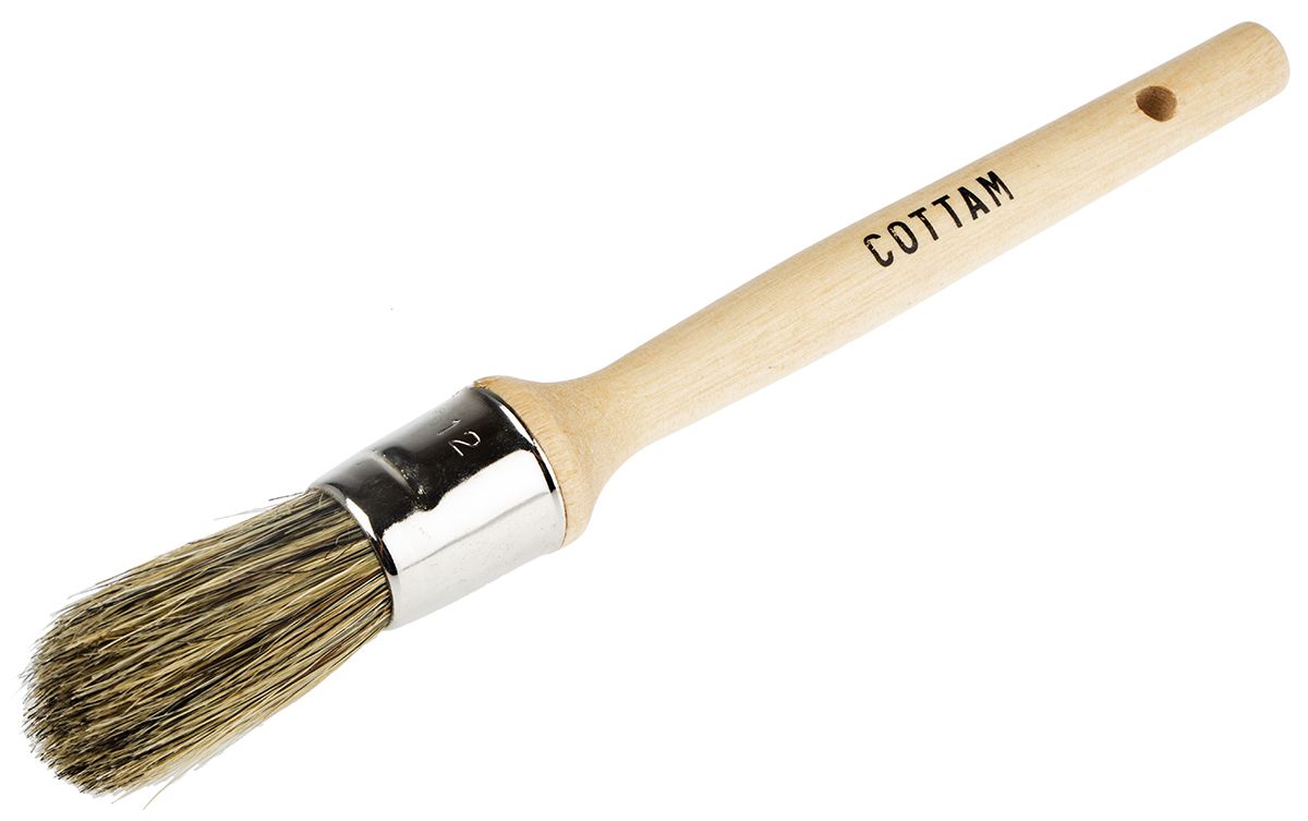 RS PRO Thin 19mm Paint Brush with Round Bristles | RS