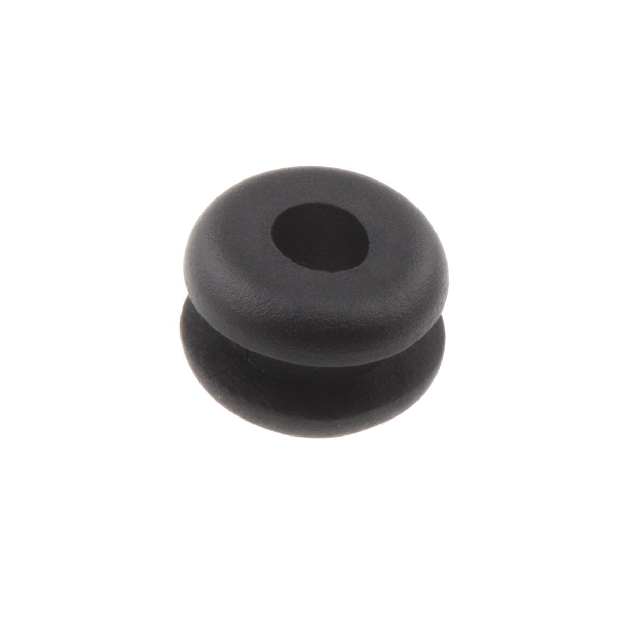 RS PRO Black PVC 5mm Cable Grommet for Maximum of 3mm Cable Dia.